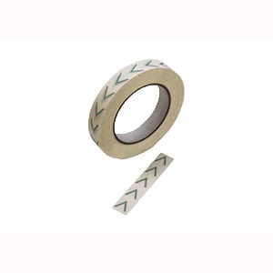 House Brand Indicator Tape for Dry Heat Sterilization, 19mm x 50m/Roll. The "V" stamp changes