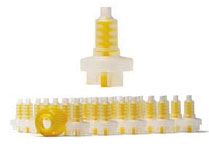 House Brand Dynamic Mixing Tips, Yellow. Package of 500. Includes yellow ring