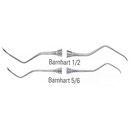 House Brand #5/6 Barnhart Curette with #4 Round 5/16" Stainless Steel handle