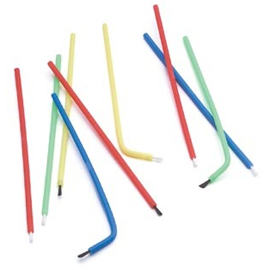 House Brand Bendable Applicator Brushes with Regular Brush Tips, Package of 144 brushes