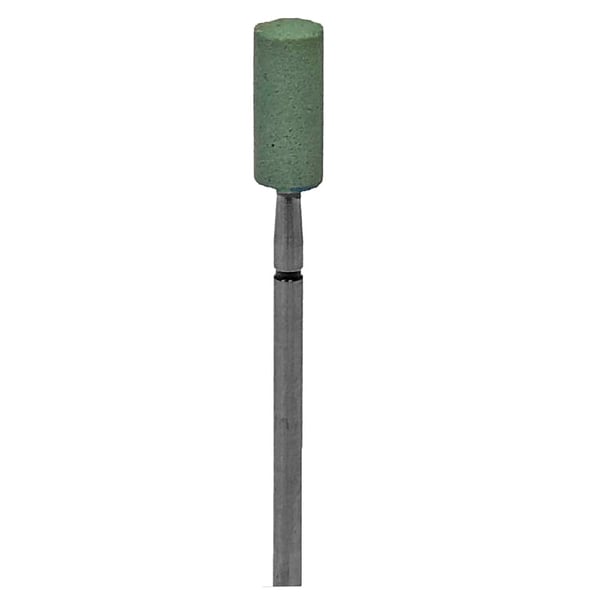 House Brand Zirconia Abrasives: Diamond Impregnated Green Stones, CD-B20 - Cylinder, HP Shank, 12K