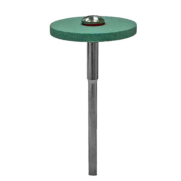 House Brand Zirconia Abrasives: Diamond Impregnated Green Stones, CD-W10 - Wheel, HP Shank, 10K