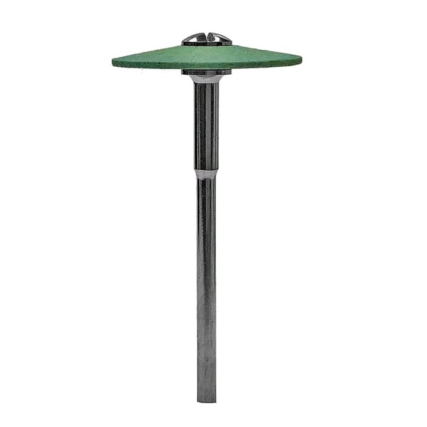 House Brand Zirconia Abrasives: Diamond Impregnated Green Stones, CD-W40 - Wheel, HP Shank, 10K
