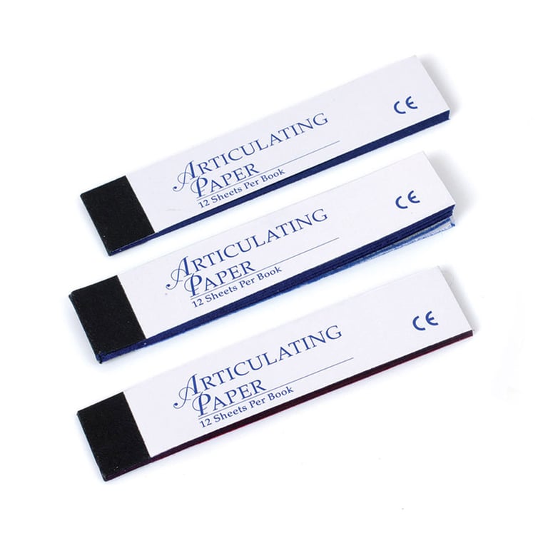 House Brand Articulating Papers Straight, Blue/Red, Box of 12 books