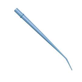 House Brand Disposable 1/16" Blue Surgical Aspirating Tips, Bag of 25