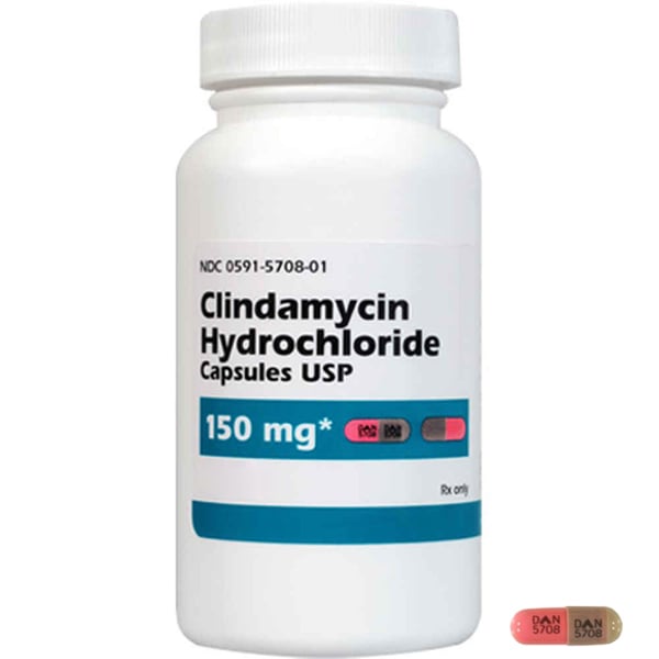 House Brand Clindamycin Hydrochloride Capsules 150 mg, 100/Bottle