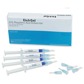 House Brand Etch Gel Jumbo Kit, 37% phosphoric acid blue gel that provides superb viscosity