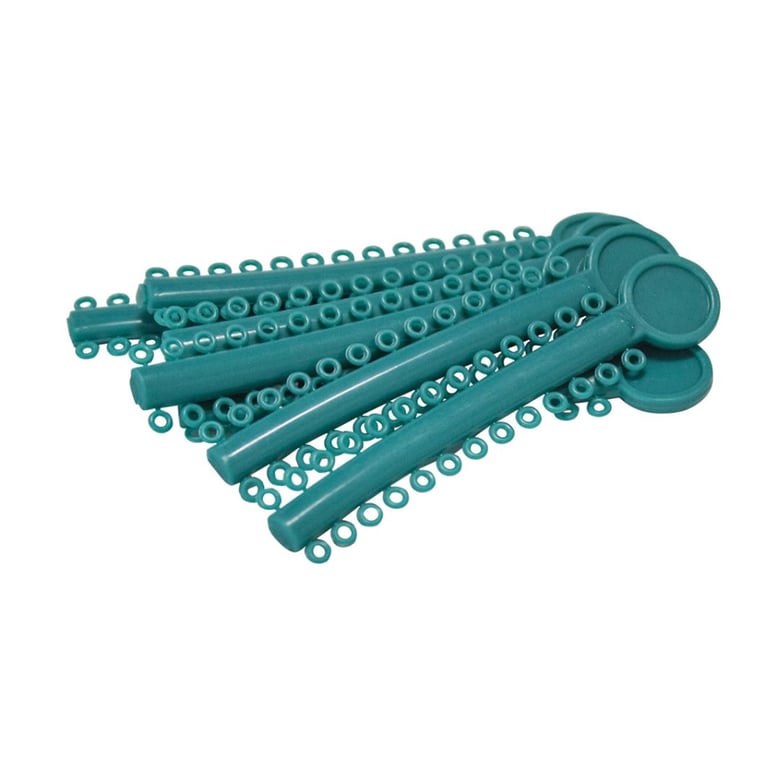 House Brand Ligature Ties Cyan 1040/Bag