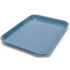 House Brand Set-up Tray Flat Size B (Ritter) - Blue, Plastic 13-3/8" X 9-5/8" X 7/8"