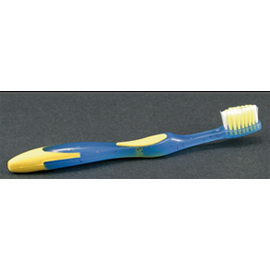 House Brand Child Fun Color Ergo Grip Toothbrush, 27 tufts, Compact Tapered Head 72/Box. Assorted