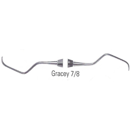 House Brand #7/8 Gracey Curette DE with 3/8" Round Handle #6