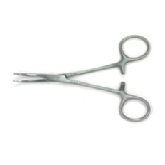 House Brand Hemostats - 5-1/2" Kelly Curved, Used to clamp off blood vessels, remove small root