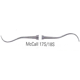 House Brand #17S/18S McCall Curette with 1/4" Round Handle