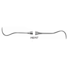 House Brand #H6/H7 DE Scaler with 3/8" Round Handle #6