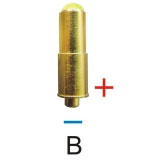 House Brand Reverse Polarity LED Light Bulb for W&H Fiber Optic Handpiece. The bright white light