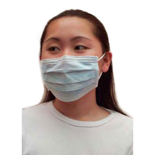 House Brand Blue Ear-Loop Face Mask - Single Box, 50 Masks/Bx. Anti-Fog