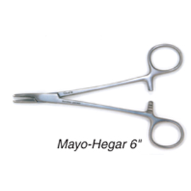 House Brand Carbide 6-1/4" Stainless Steel Mayo-hegar Needle Holder, 1/Pk
