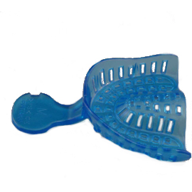House Brand #3 Medium Upper Full-Arch Perforated Disposable Impression Tray, Package of 12