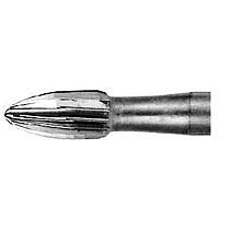 House Brand FG #7404 12 Blade Egg Shaped T&F Bur, Pack of 10 Burs