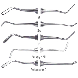 House Brand #6 double end plastic filling instrument with regular handle