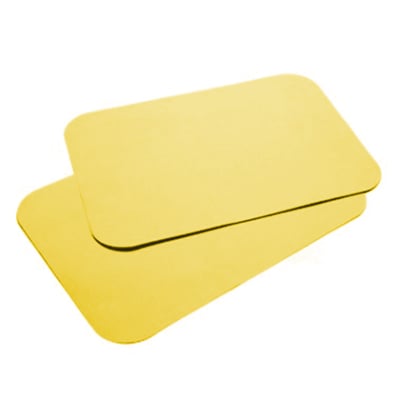 House Brand 8-1/2" x 12-1/4" YELLOW Ritter "B" Paper Tray Cover, Box of 1000