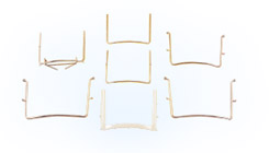 House Brand 5" U-shaped Metal Rubber Dam Frame, Single Frame