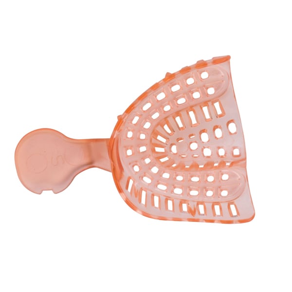 House Brand #5 Small Upper Full-Arch Perforated Disposable Impression Tray, 10 bags of 12