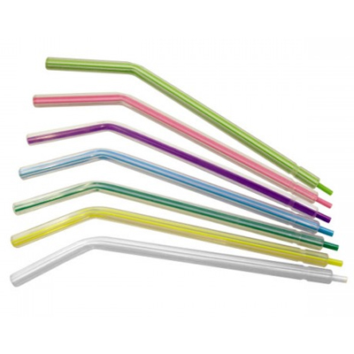 House Brand Disposable Air/Water Syringe Tips, Colored Interior Core, 250/Pk. Tips have an inner