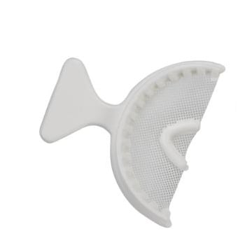 House Brand Anterior Bite Registration/Impression Trays, Plastic with Non-Tear Mesh, Box of 30