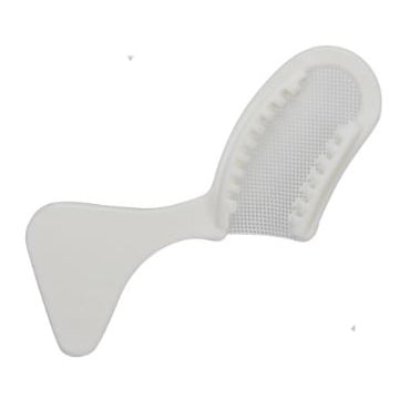 House Brand Quadrant Bite Registration/Impression Tray, Plastic with Non-Tear Mesh. Box of 30