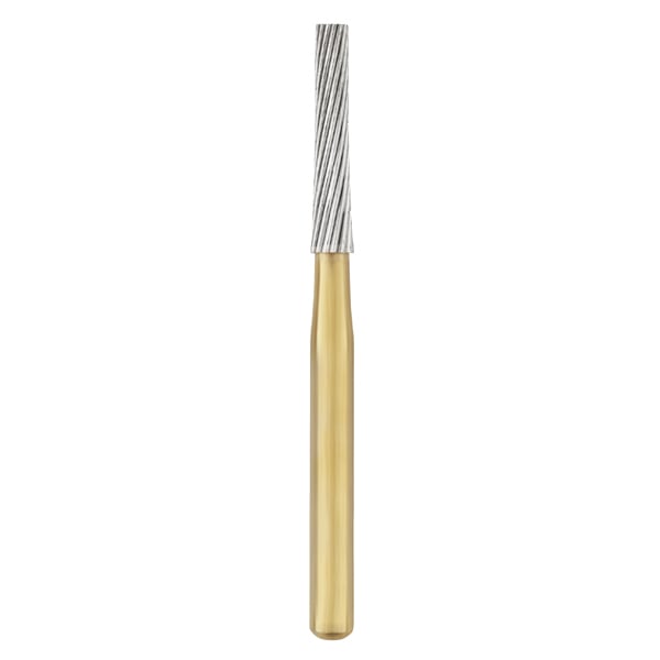 House Brand FG #8375 20 Blade Flat End Taper Finishing Bur, 5/Pk