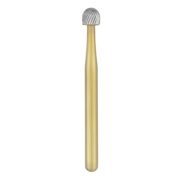 House Brand FG #9008 30 blade Round Finishing Bur, 5/Pk