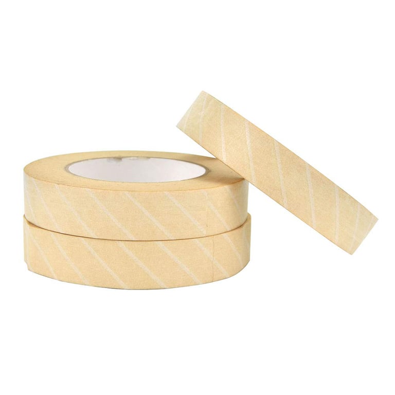 House Brand 3/4" x 60 yds. Sterilization Indicator Tape, Steam. Color change indicator verifies