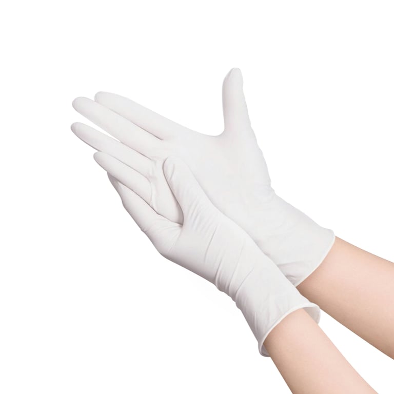 House Brand Powder-free Thin Nitrile Gloves, Non-Sterile, X-Large, 200/Box. Color may vary