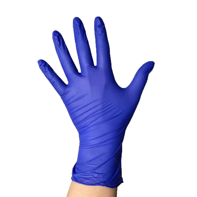 House Brand Powder-free Thin Nitrile Gloves, Non-Sterile, X-Large, Violet, 250/Box