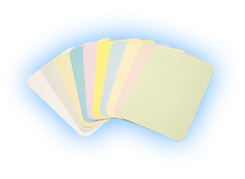 House Brand 10" x 10" Dusty Rose Tissue/Poly Head Rest Covers, Box of 500 Covers