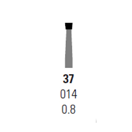 House Brand FG #37 Inverted Cone Carbide Bur, Package of 10