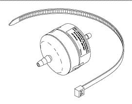 House Brand Tuttnauer Hepa Filter, 2.5" lg., Accomodates tubing with ID of 1/4"-3/8", For use