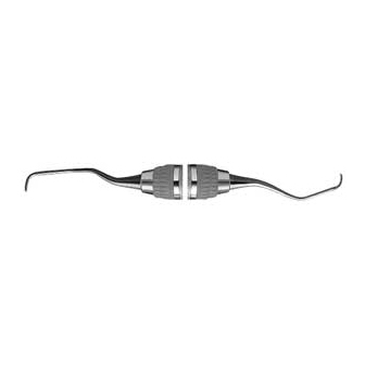 After Five #11/14 Gracey Curette with #6 Satin Steel Handle