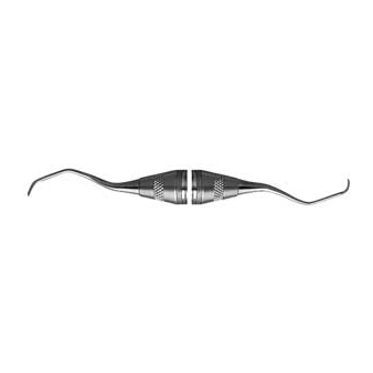 After Five #13/14 Gracey Curette with #6 Satin Steel Handle