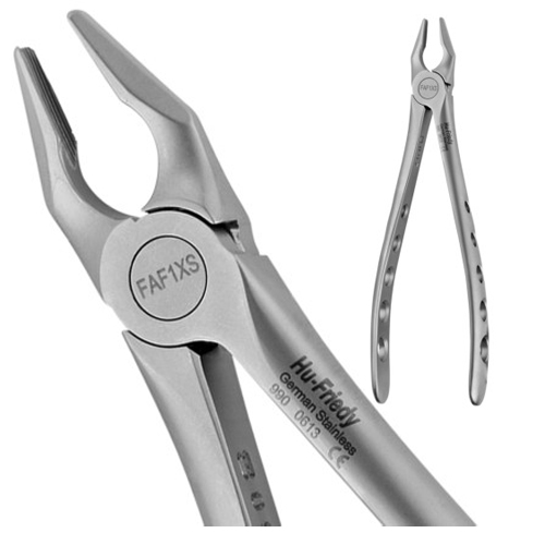 Atraumair #1 Apical Forceps, for extracting upper incisors. forceps are designed with enhanced