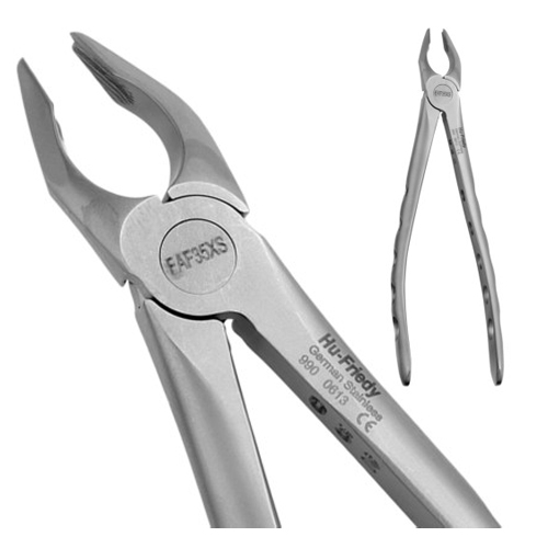 Atraumair #35 Apical Forceps, for extracting upper canines and premolars. forceps are designed
