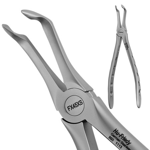 Atraumair #45 Root Forceps, Serrated, Lower roots. forceps are designed with enhanced beak