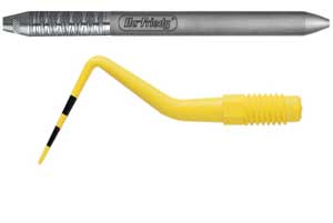 Colorvue #11 Probes, 6 Pack: 6 Yellow/Black Markings Probe Tips (3-6-8-11) and 1 - #6 Satin Steel