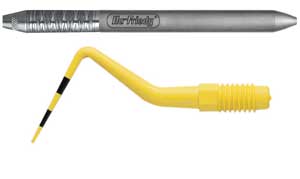 Colorvue #12 Probes, 6 Pack: 6 Yellow/Black Markings Probe Tips (3-6-9-12) and 1 - #6 Satin Steel