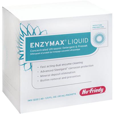 Enzymax 10 x 40/Bx Ultrasonic Cleaning Liquid Concentrate dual-enzyme general purpose
