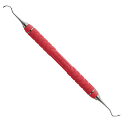 EverEdge 2.0 #204S sickle scaler with #8 ResinEight Colors handle