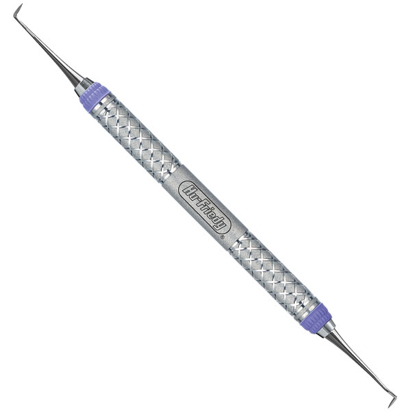 EverEdge 2.0 Sickle Scaler 34/35 Jacquette with #9 EverEdge Handle with Purple grips. Posterior