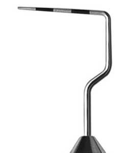 Hu-Friedy Novatech CP-NT2 right-angle color-coded single end probe with regular handle