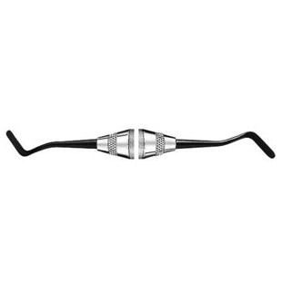 Hu-Friedy Satin Steel XTS #4/5 Gregg XTS Composite Instrument with #6S Smooth Satin Steel Handle
